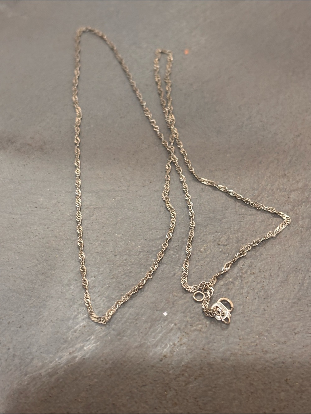14k white gold AURAFIN chain